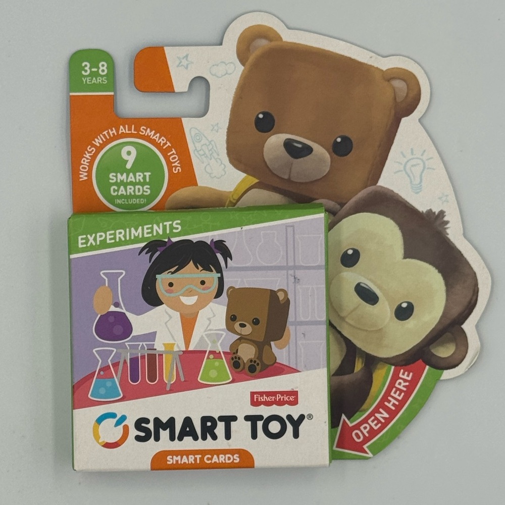 Fisher-Price Smart Toy Smart Cards “Experiment” New Old Stock